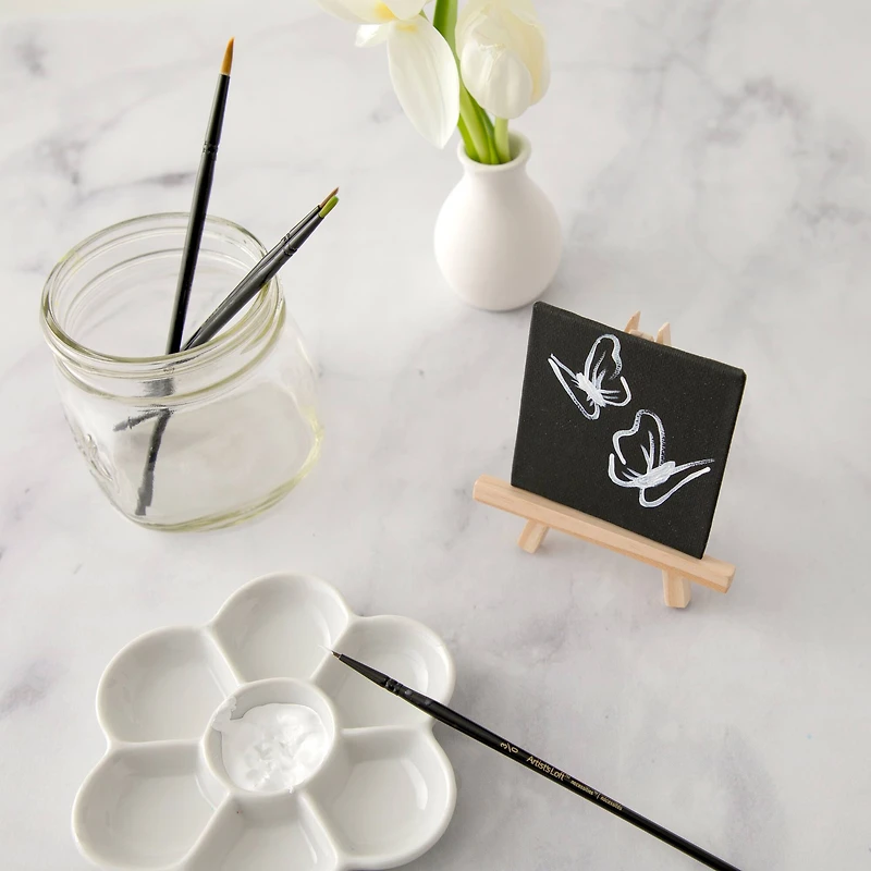 6 Pack 3" x 3" Mini Canvas Panels by Artist's Loft™ Necessities