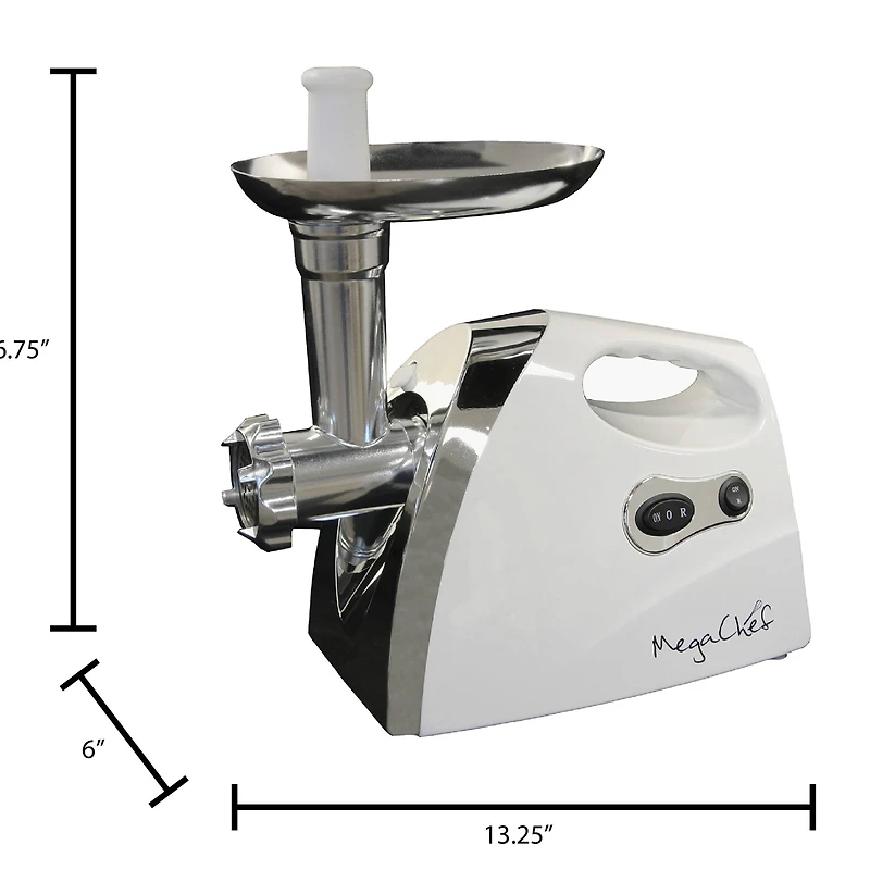 MegaChef 1200 Watt Powerful Automatic Meat Grinder