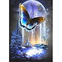 Sparkly Selections Winter Butterfly Diamond Painting Kit
