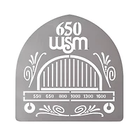 American Art Decor Grand Ole Opry WSM Radio Laser Cut Metal Plaque - 16" x 16"