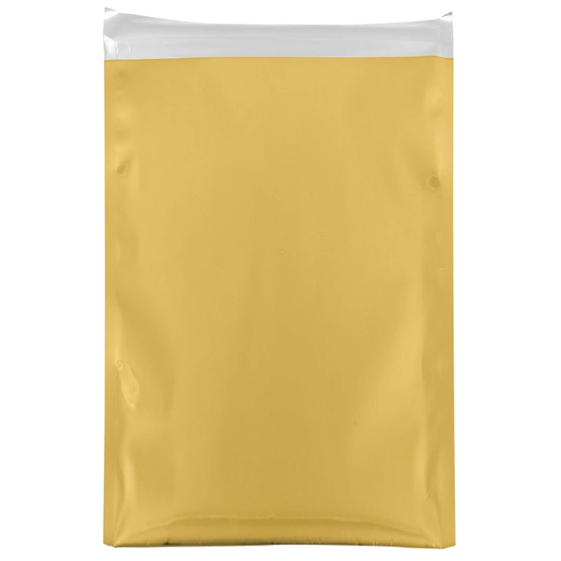 JAM Paper 12" x 18" Gold Foil Open End Envelopes with Self Adhesive Closure, 25ct.