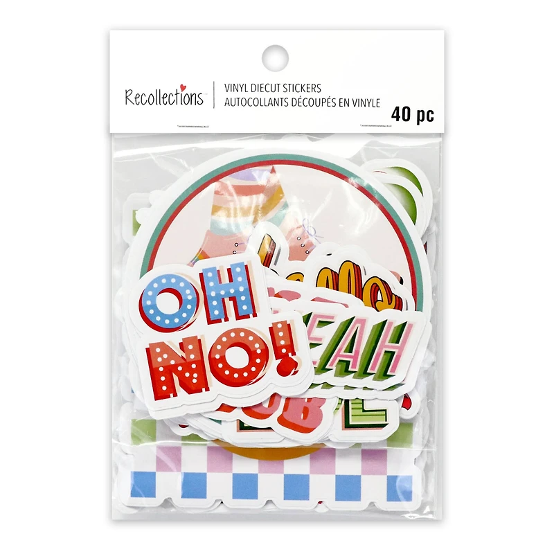 Vinyl Diecut Sayings & Phrases Sticker Set by Recollections™