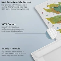 Arteza® 9" x 12" White Canvas Panels, 14ct.