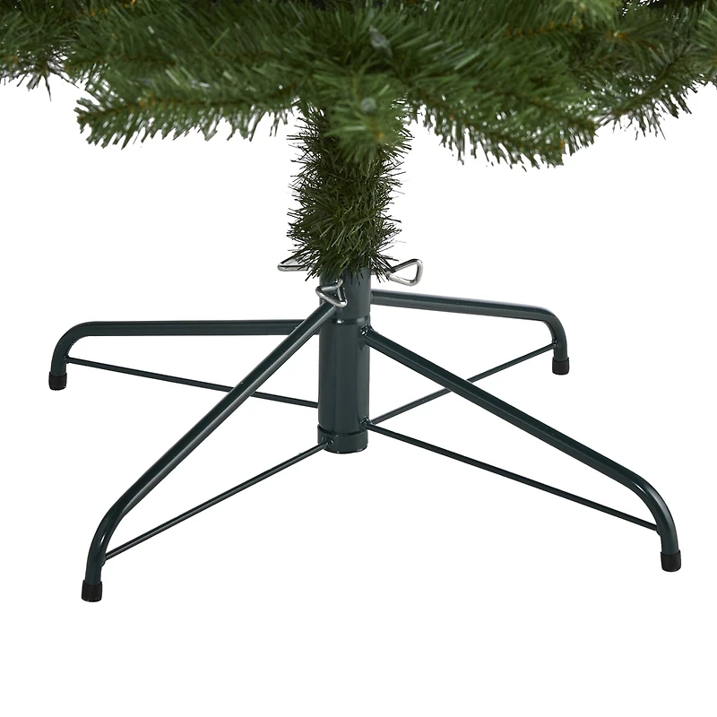 7.5ft. Pre-Lit Virginia Fir Artificial Christmas Tree, Clear Lights