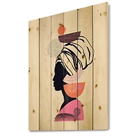 Designart - Ethnic Portrait of Afro American Woman