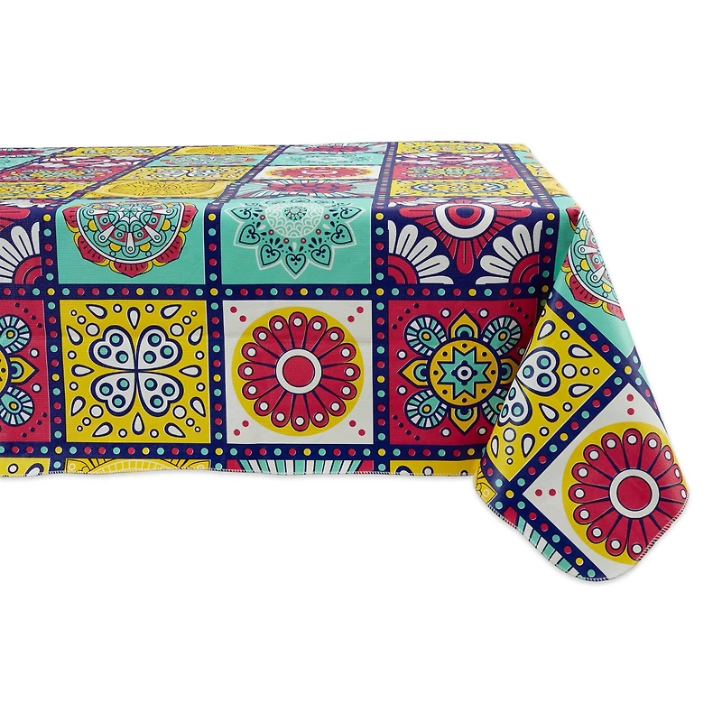 DII® 84" Morocco Summer Vinyl Tablecloth