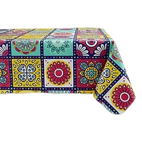 DII® 84" Morocco Summer Vinyl Tablecloth