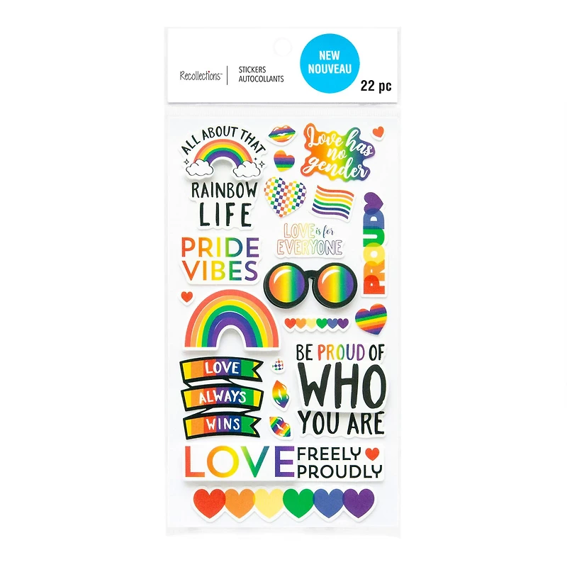 Pride Family Dimensional Stickers by Recollections™