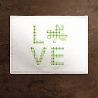 Love Clover Poly Twill Placemat