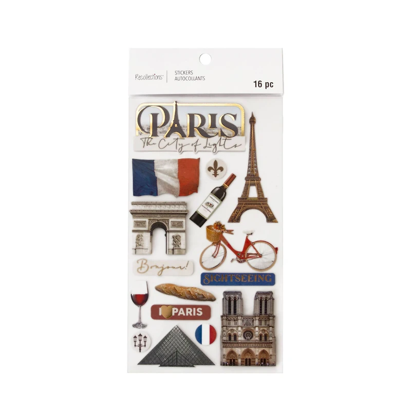 Paris Dimensional Stickers by Recollections™