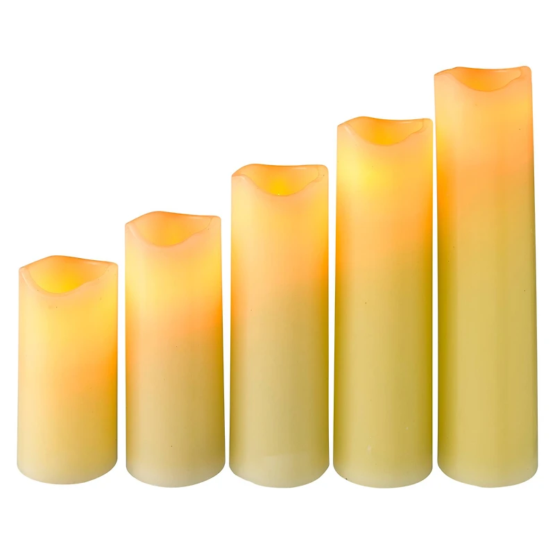 LED Wax Pillar Candles by Ashland®