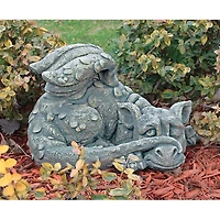 Design Toscano 20" Blushing Babel the Bashful Dragon Statue