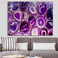 Designart - Violet Agate geode