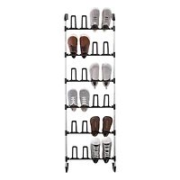 Organize It All 12 Pair Over the Door Shoe Rack