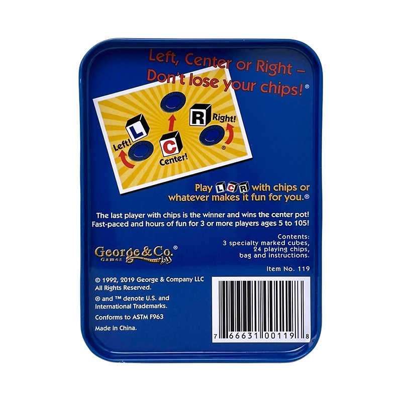 LCR® Left Center Right™ Dice Game
