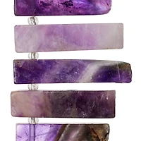 12 Pack: Sedona Amethyst Stick Beads, 25mm by Bead Landing™