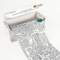 49 And Market Curators Essential 4'' Happiness Fabric Tape Roll, 16ft.