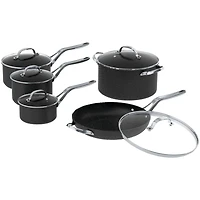 THE ROCK by Starfrit 10-Piece Cookware Set With Stainless Steel Handles