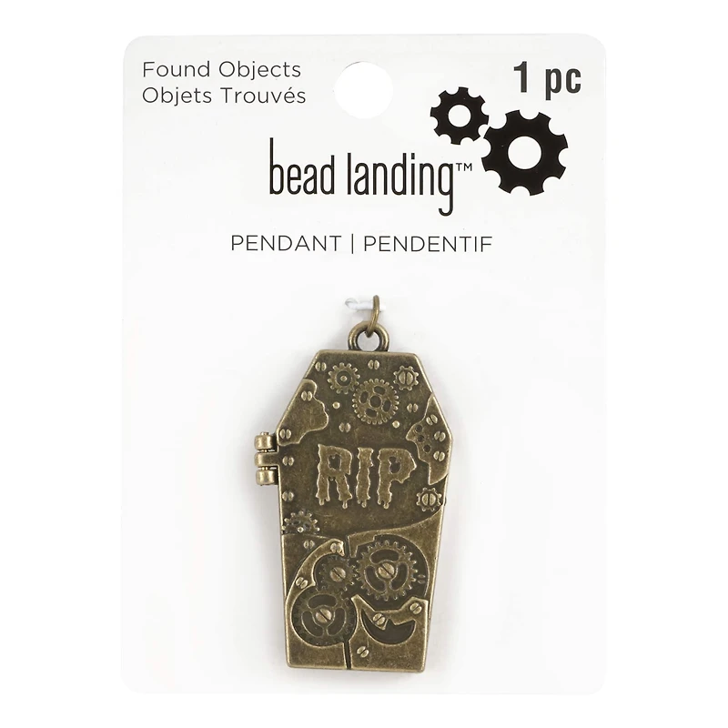 Found Objects Coffin Pendant by Bead Landing™
