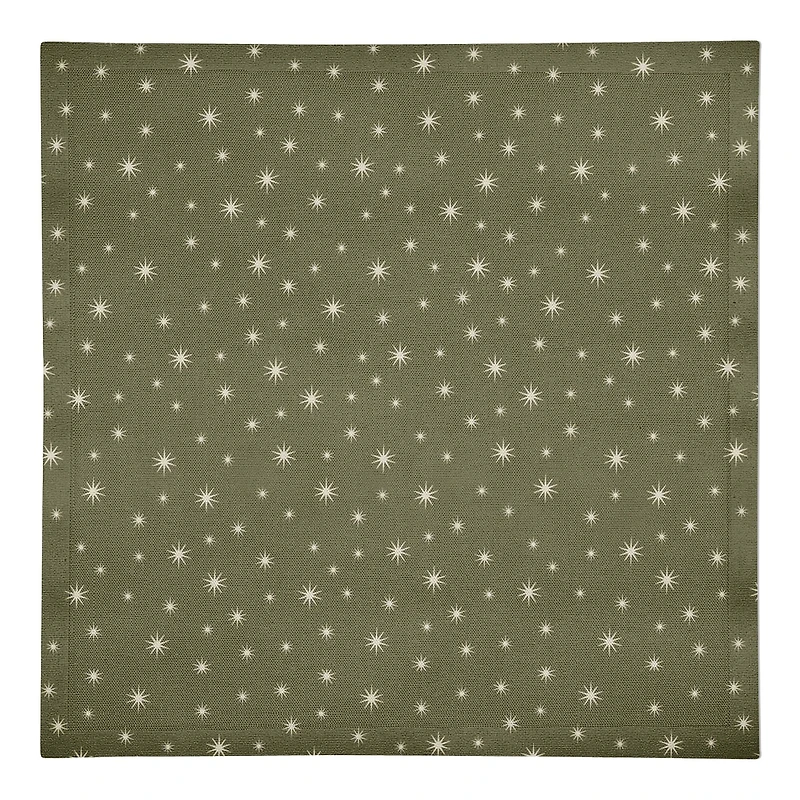 Green Twinkle Cotton Twill Napkin