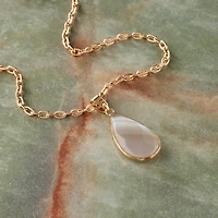 Gray Agate Teardrop Pendant by Bead Landing™