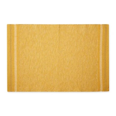 DII® Modern Stripe Variegated Handwoven Recycled Yarn Rug