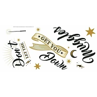 RoomMates Harry Potter Muggles Quote Peel & Stick Giant Wall Decals