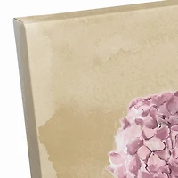Pink Hydrangeas 16" x 16" Canvas Wall Art
