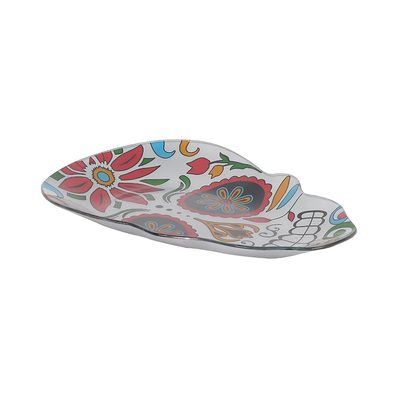 12" Sugar Skull Decorative Glass Plate by Ashland®