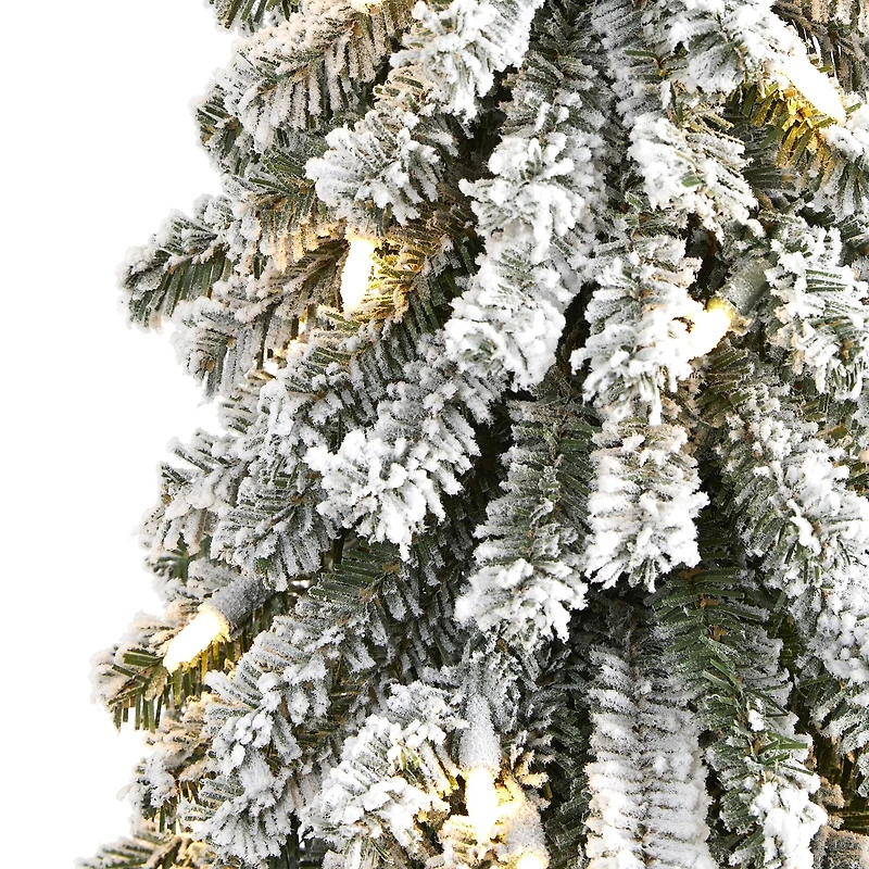 2ft. Pre-Lit Grand Alpine Artificial Christmas Tree, Clear LED Lights