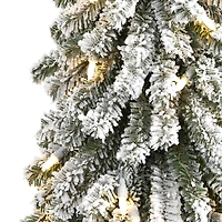 2ft. Pre-Lit Grand Alpine Artificial Christmas Tree, Clear LED Lights