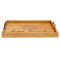 Elegant Designs™ 15.5" Happy Harvest Serving Tray with Handles