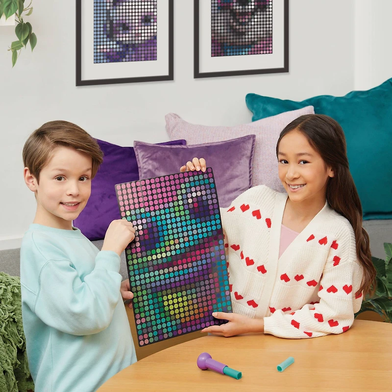 Make it Real™ Stamp To Reveal™ Bunny, Frog & Panda Dot Art Kit