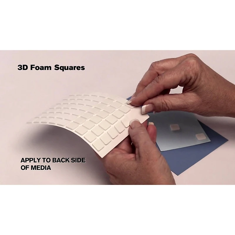 Scrapbook Adhesives by 3L® 1mm Thin 3D Foam Square Packs, 10ct.