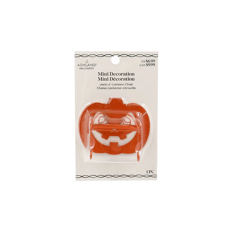 Mini Jack-o'-Lantern Chair Decoration by Ashland®