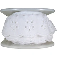 Simplicity® White Daisy Eyelet