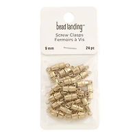 12 Packs: 24 ct. (288 total) Gold Barrel Clasps by Bead Landing™