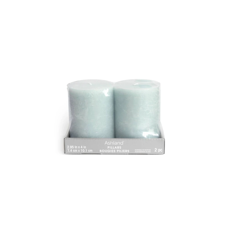 Lightly Fragranced Pillar Candles