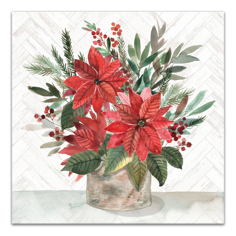 Holiday Bouquet Canvas Wall Art