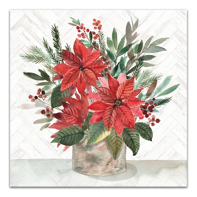 Holiday Bouquet Canvas Wall Art