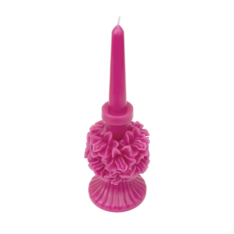 10" Flower Ball Taper Candle by Ashland