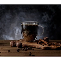 JoyJolt® 13.5oz. Savor Double Wall Coffee Glasses, 4ct.