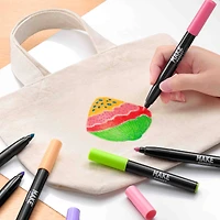 12 Packs: 6 ct. (72 total) Graffiti Fabric Markers by Make Market