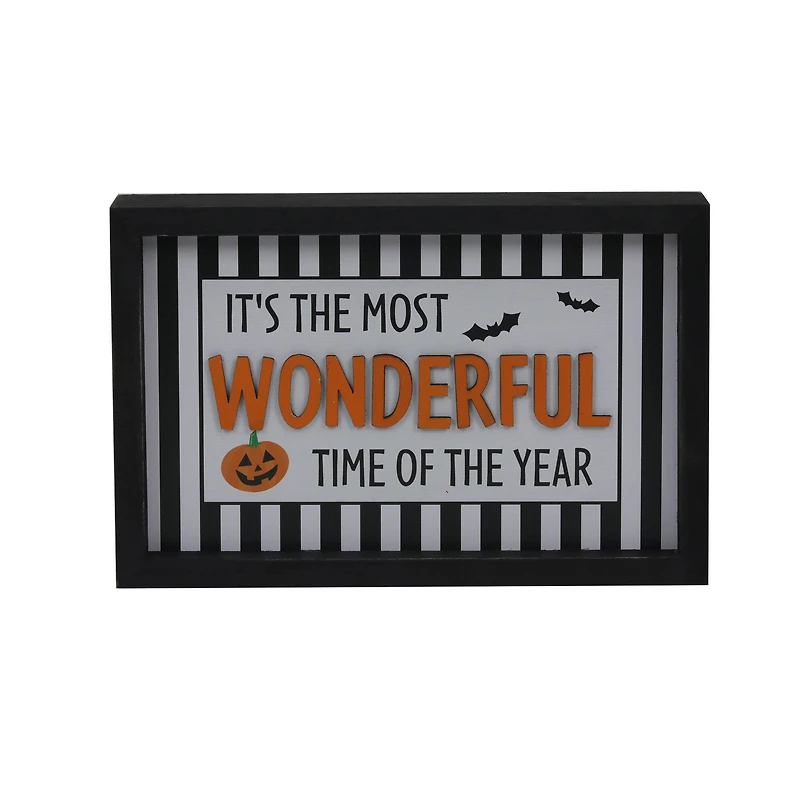 8" Wonderful Time Block Tabletop Sign by Ashland®