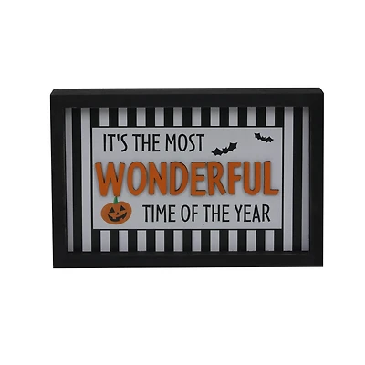 8" Wonderful Time Block Tabletop Sign by Ashland®