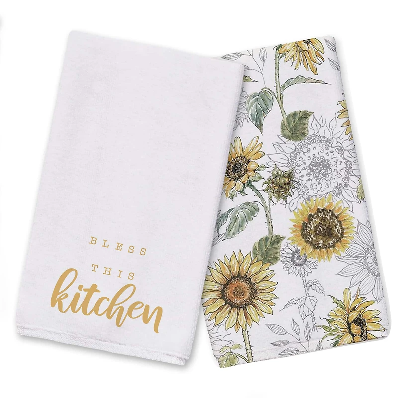 Bless This Kitchen Tea Towel Set