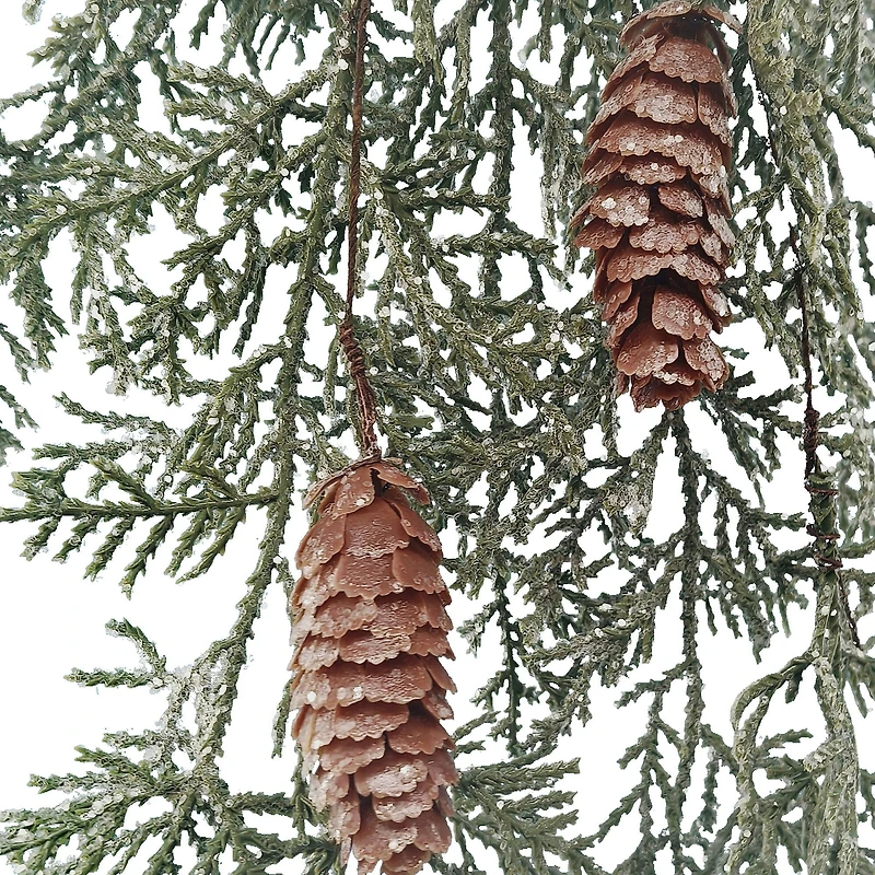 35" Hanging Greenery & Pinecone Stem by Ashland®