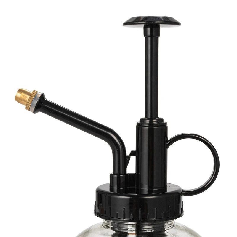 Hello Honey® 6.75" Glass Plant Mister with Natural Woven Sleeve