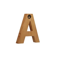7" Monogram Pine Wood Letter by Ashland