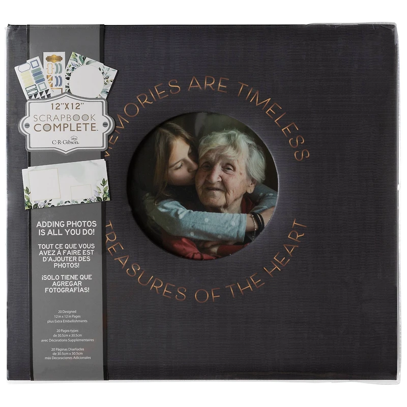 C.R. Gibson® Scrapbook Complete™ Memories Are Timeless Album